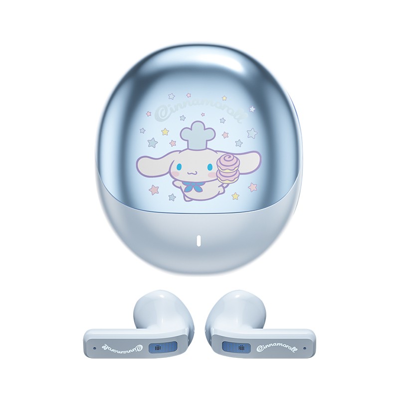 Miniso Sanrio BL02 Wireless Bluetooth 5.4 Earphones Touch Control HD Call Earbuds with LED, Long Endurance Music Headphones, Cute Design
