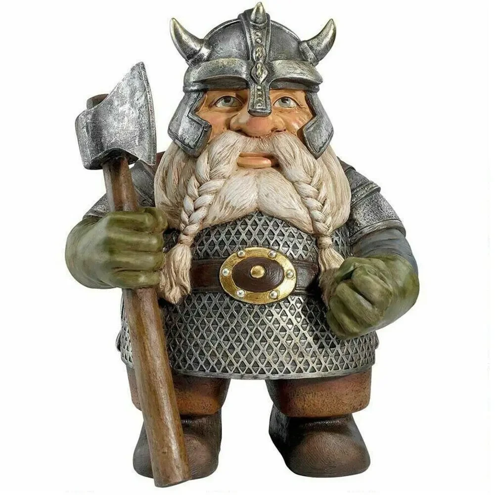 Dwarf Statue Swarf Resin Ornament