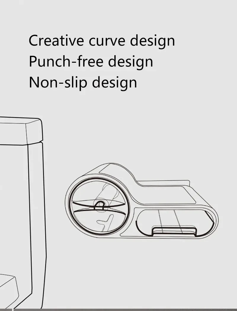 Home toilet bathroom roll holder