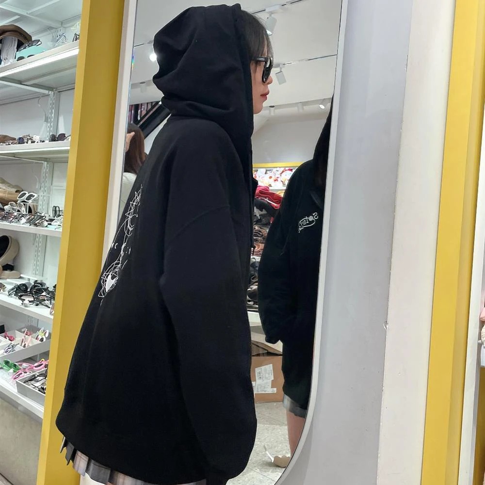 TV Series  The Eclipse First Khaotung Cosplay Black Hoodie