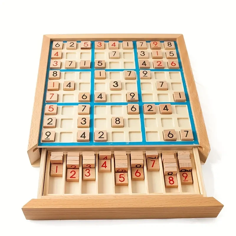 Wooden Sudoku Puzzle Game