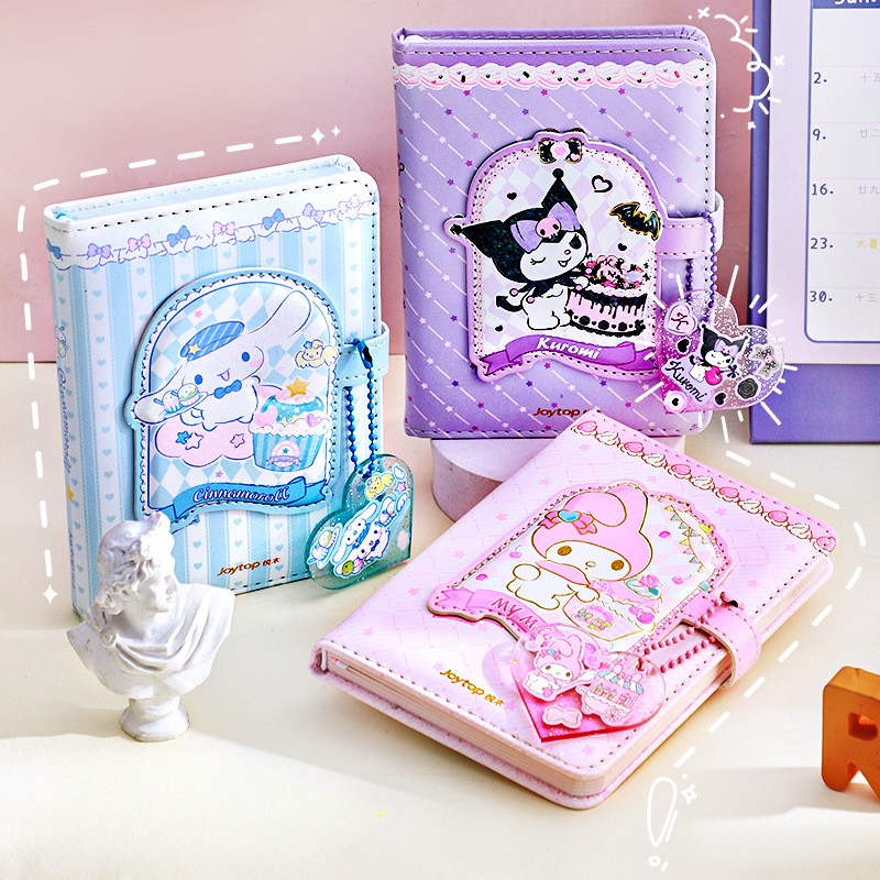 Sanrio Miniso Notebook with Pen Set High Quality Kawaii Stationery featuring My Melody for School Students and Girls