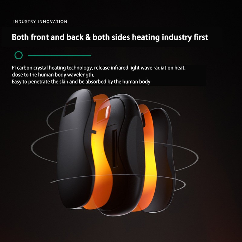 Portable Hand Warmer 50000mAh Large Capacity Electric Fast Heating Double Sided Warmth Battery