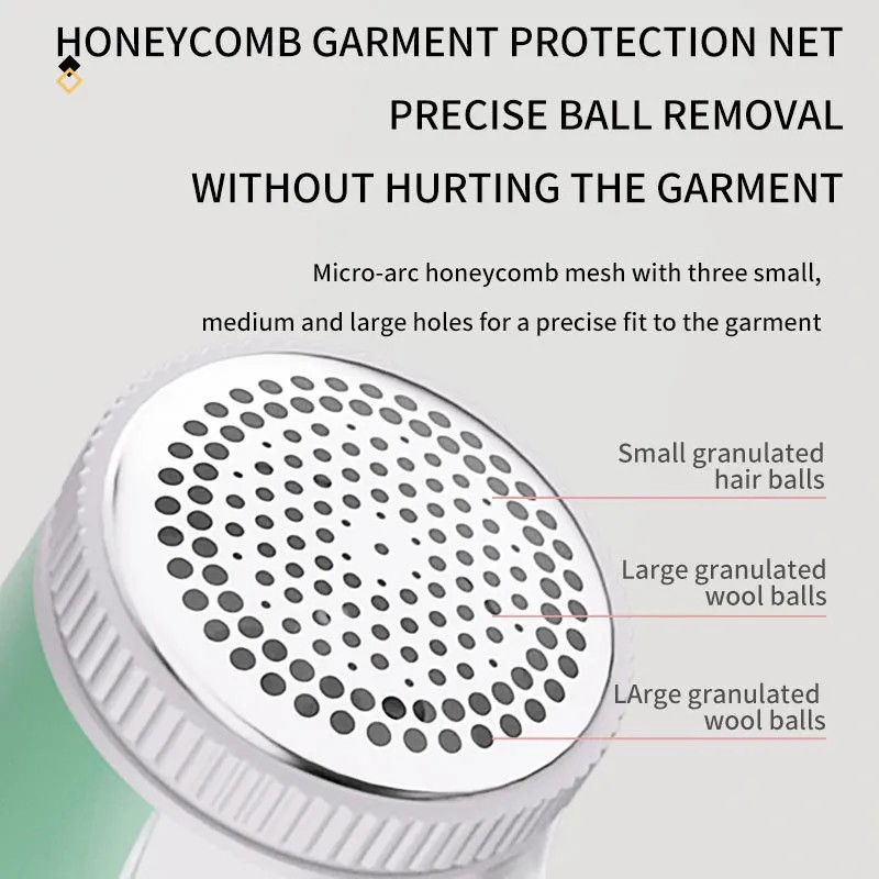 Electric Fabric Lint Remover & Clothes Shaver  Portable, Professional Fuzz Trimmer with Brush Blade for Household Use