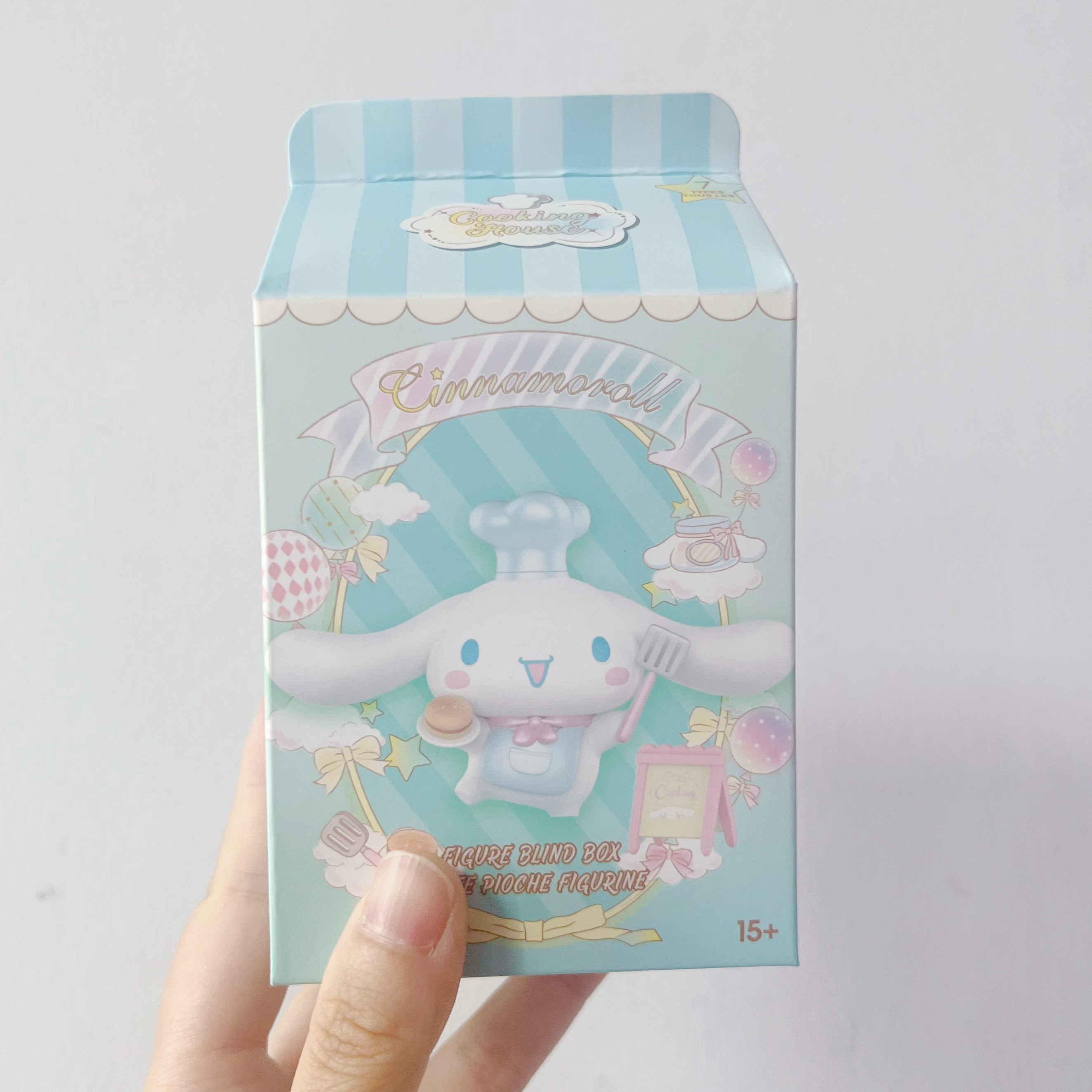 6 Boxes Cinnamoroll Cooking Blind Box  MINISO Sanrio Doll Model Decorative Ornaments for Children Toys, Birthday Gifts, Kawaii Trendy Animation