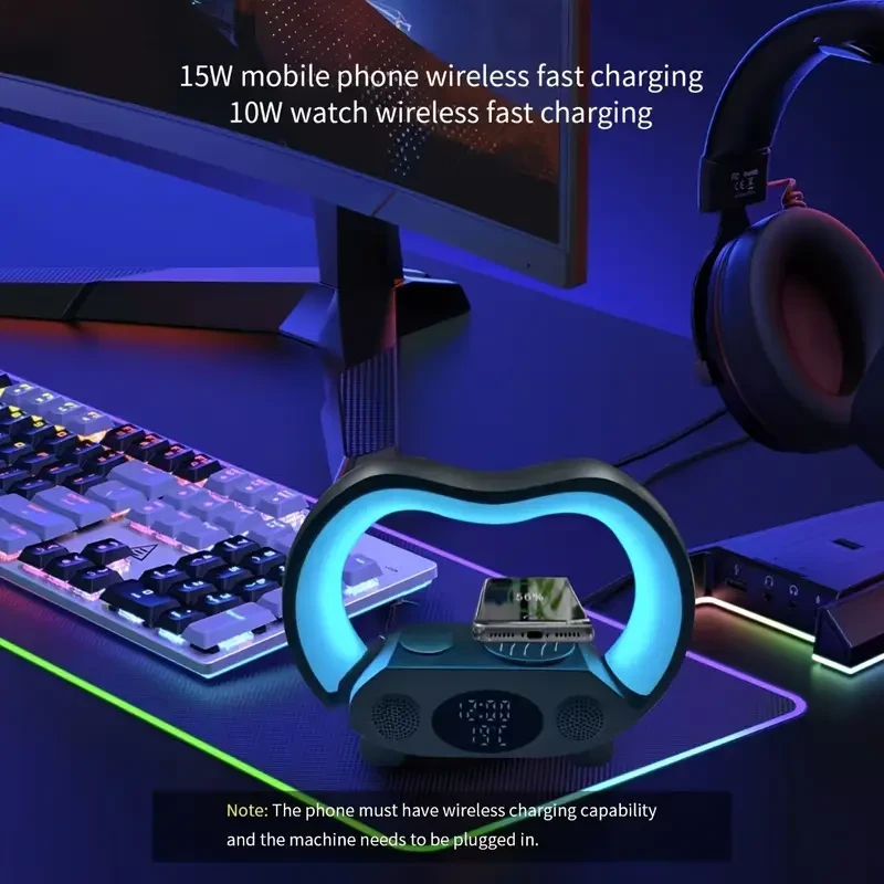 6 In 1 Wireless Charging Night Light