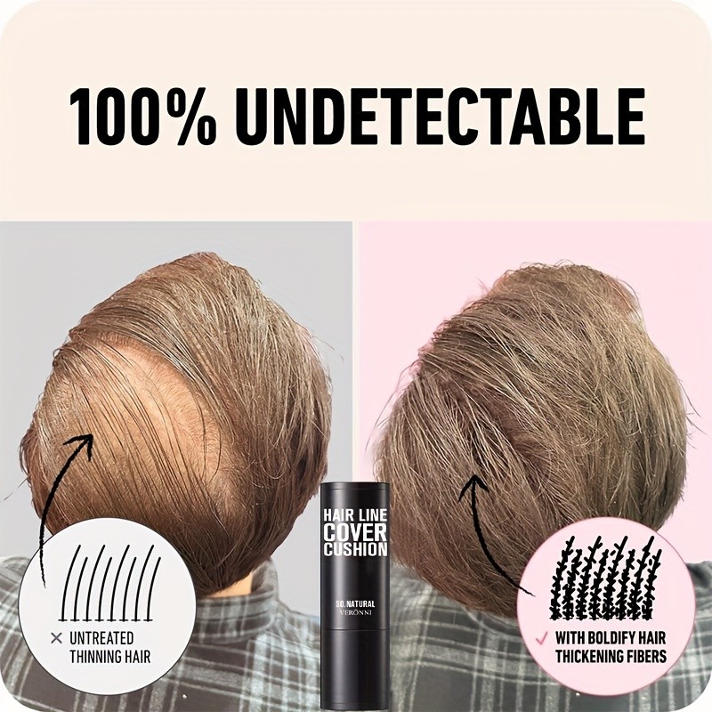 Pro Hairline Enhancer Stick Waterproof, Sweat-Resistant Hair Filling Powder for Thinning Hair