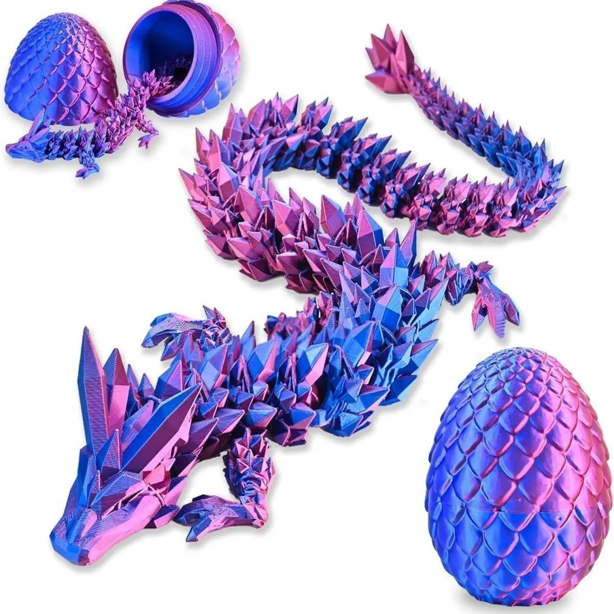 Creative Decompression Dragon Egg Chameleon Pendulum