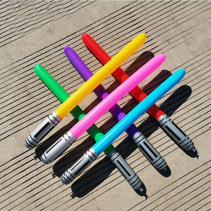 New Kids Inflatable Lightsaber Laser Sword Toy - 100cm PVC Inflatable Stick for Children