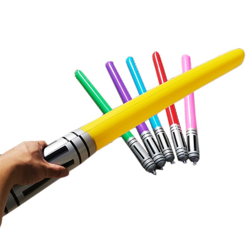 New Kids Inflatable Lightsaber Laser Sword Toy - 100cm PVC Inflatable Stick for Children