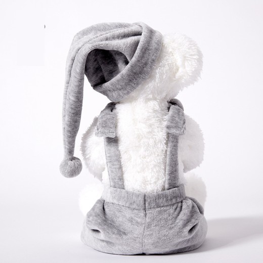 New White Pajamas Bear Doll Children Sleep With Plush Toys Girlfriend Birthday Gift