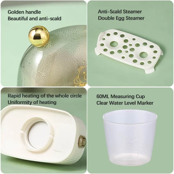 Automatic Power Off Rapid Egg Cooker