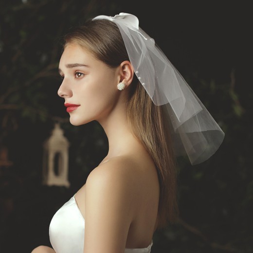 Veil Bowknot Head Accessories Props
