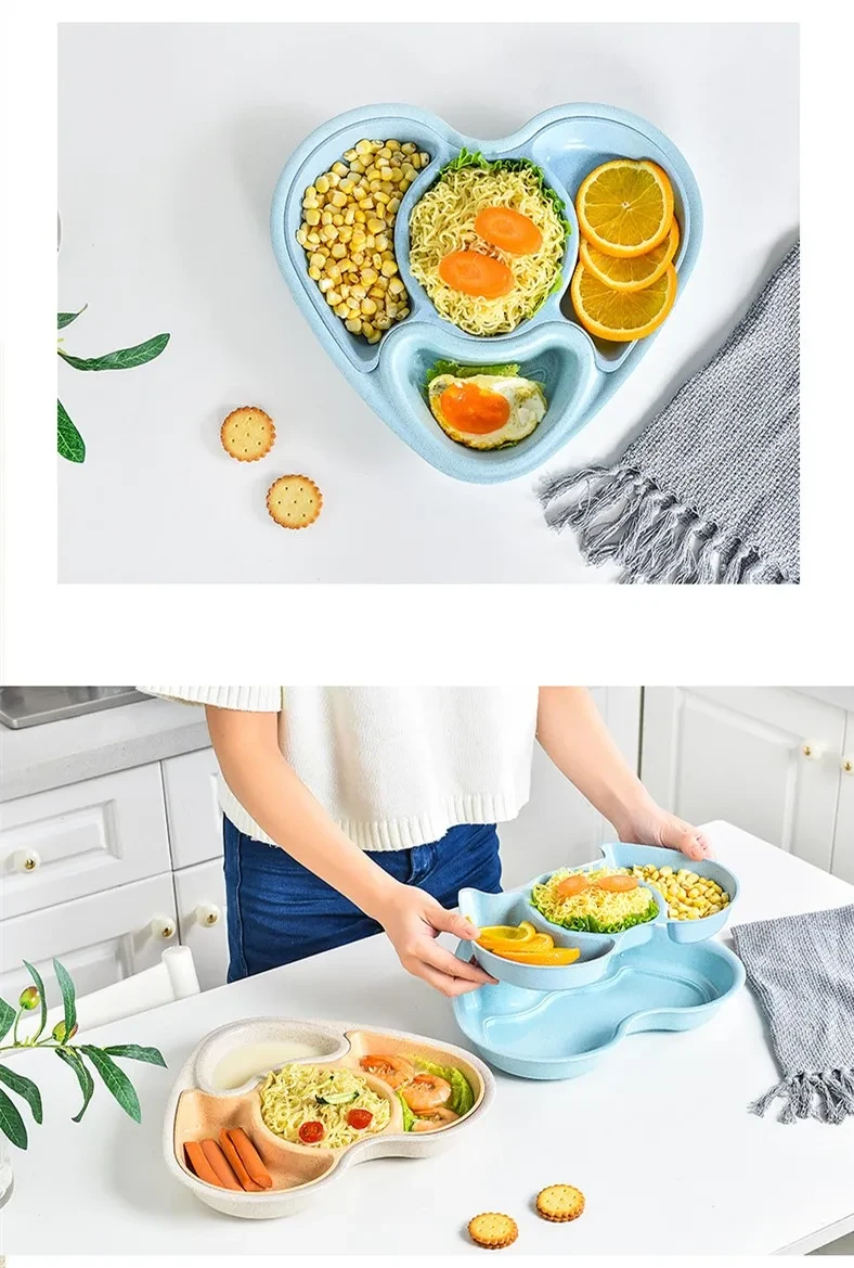 Baby food supplement tableware multifunctional dinner plate