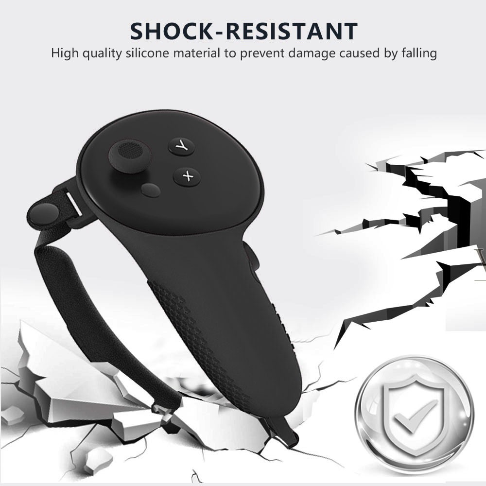 7PCS Silicone Protective Cover Set for Meta Quest 3