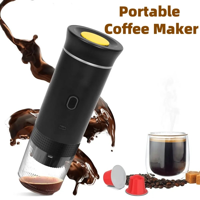 Electric Grinder Coffee Travel Handy 3-in-1 Espresso Portable Coffee Maker Machine