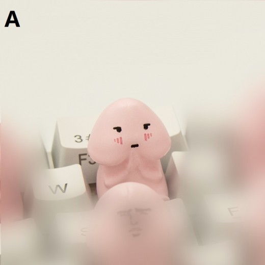 Cute Cartoon Expression Mechanical Keyboard