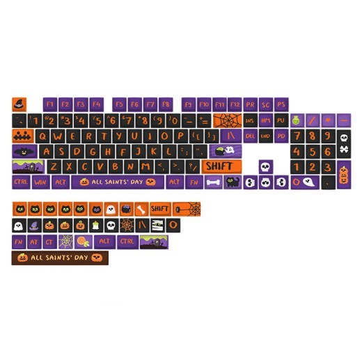 Halloween XDA Keycap Mechanical Keyboard