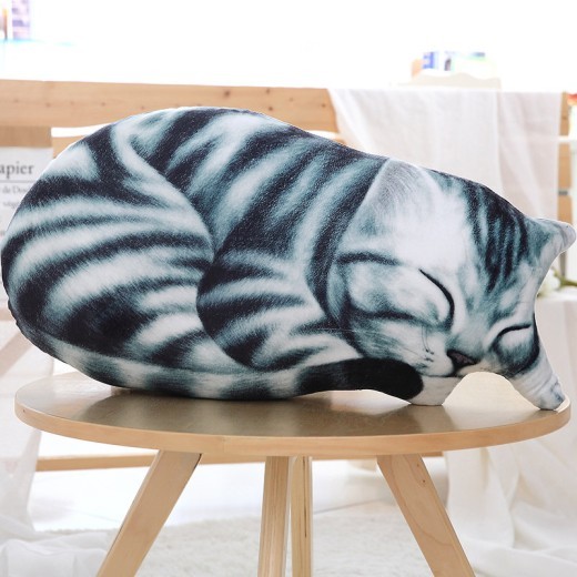 Simulation Cat Pillow 3D Toy Printing Cat Plush Pillow