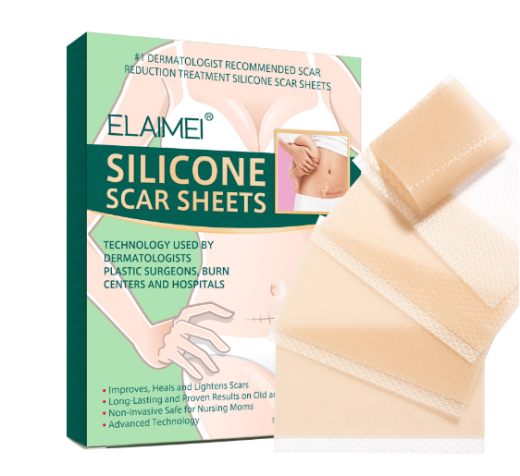 Small size self-adhesive scar removal sticker