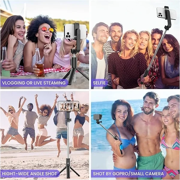 6 In 1 Wireless Bluetooth Selfie Stick