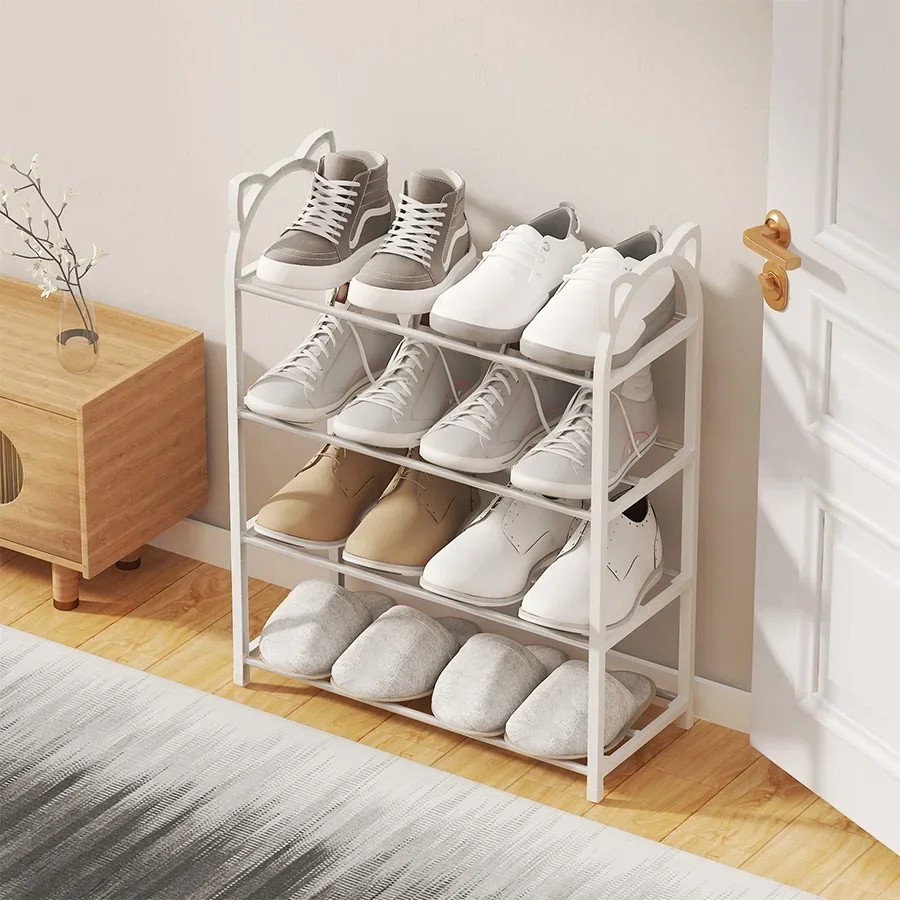 4-Layer Household Storage Rack Simple Shoe Cabinet