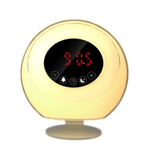 Music Card Wake-Up Device Led7 Color Bedside Lamp