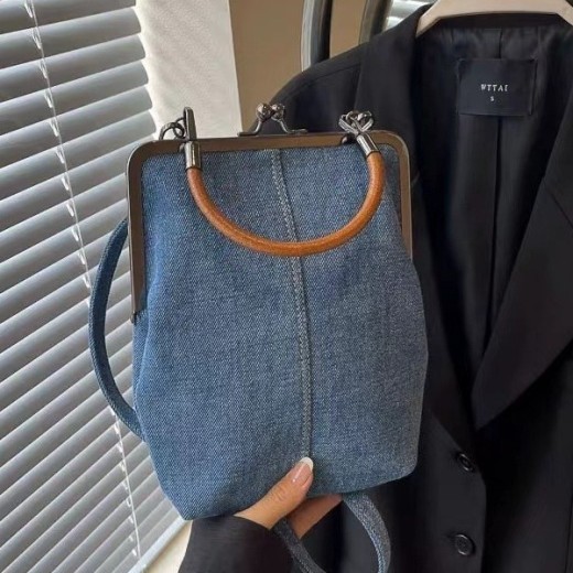 Fashion Casual Denim Messenger Bag Women's Handbag