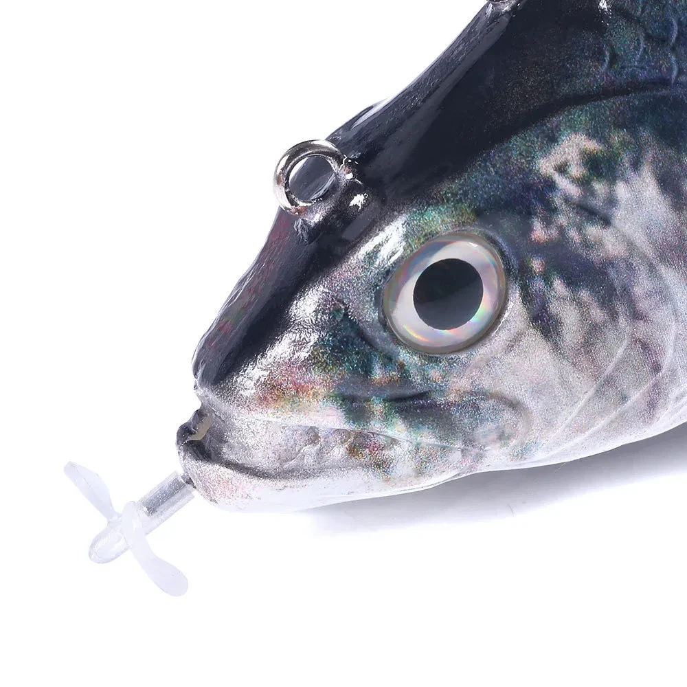Luya Fake Lure Knotty Fish 15CM54G Automatic Fish Usb Knotty Fish Electric Bait