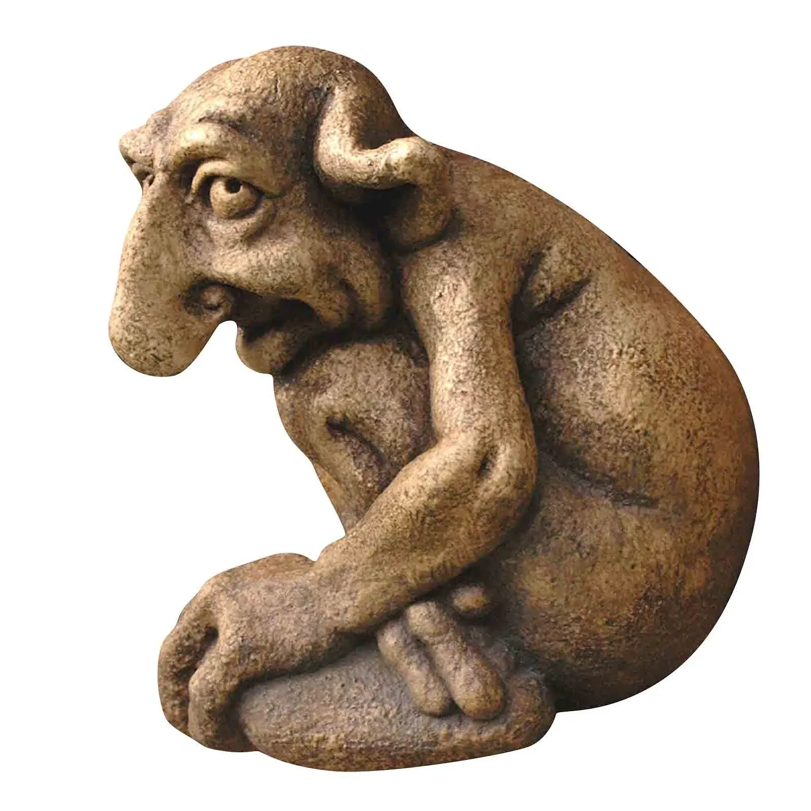 Gothic Sculpture Cast Stone Troll Resin Crafts Gargoyle Resin Crafts Ornaments