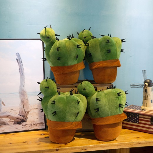 Simulation Cactus Plush Plant Pillow Decoration