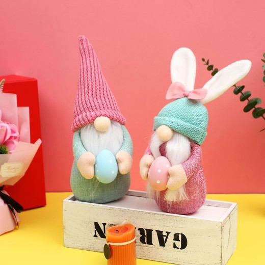 Easter Decorations Wool Cute Hugging Bunny Doll Doll Home Decoration