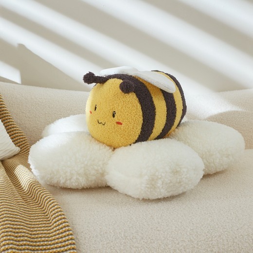 Bee Doll Flower Cushion Living Room Simple Home Decoration Plush Toy Fabric Doll