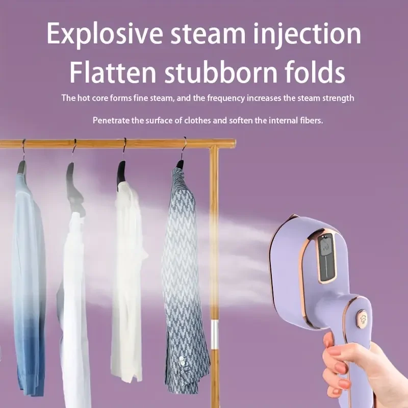 Wet And Dry Dual-use Foldable Handheld Hanging Ironing Machine