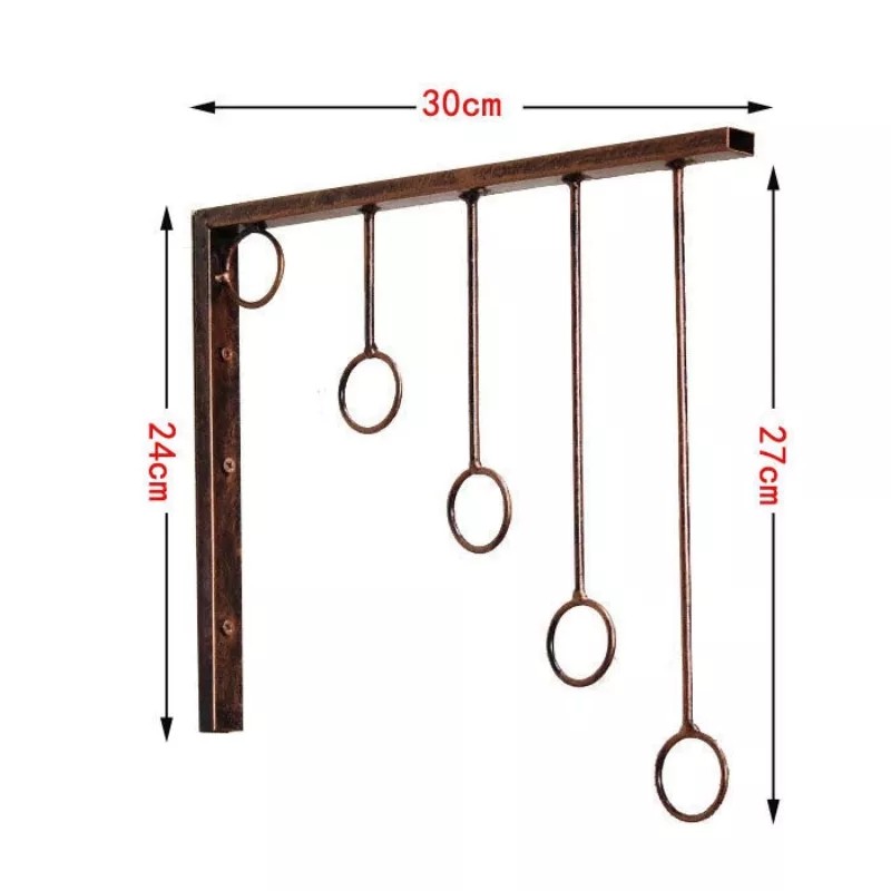 Gold Clothing Display Hangers Rack