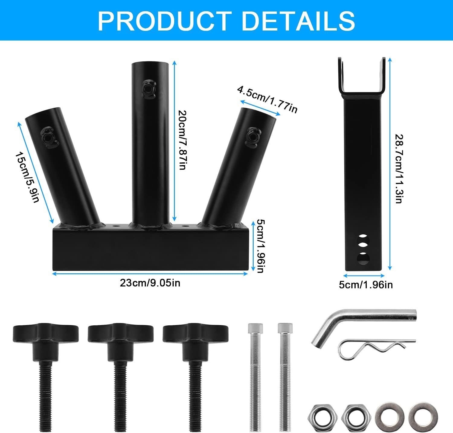Trailer Suspension Flagpole Bracket