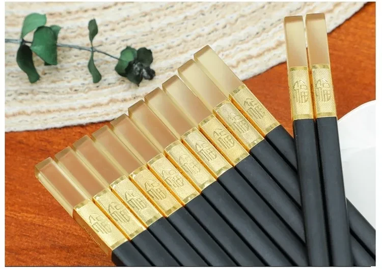 Amber Alloy Family Pack Alloy Chopsticks