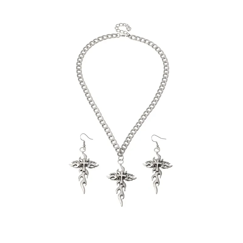 Retro Wild Flame Pendant Earrings Pendant