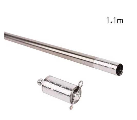Silver Metal Steel Appearing Cane Professional Trick Prop Stretchable Extendable Stick Stress Relieve High Elasticity Magic Toy