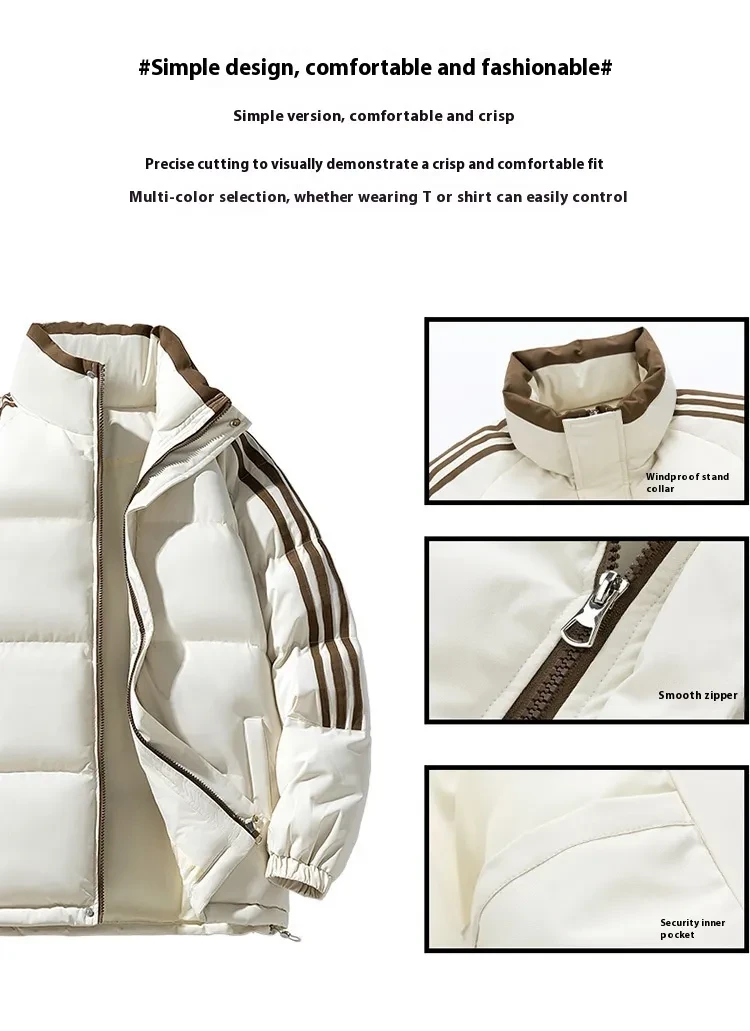 Down Cotton-padded Coat Winter Warm Thickened Puffer Jacket