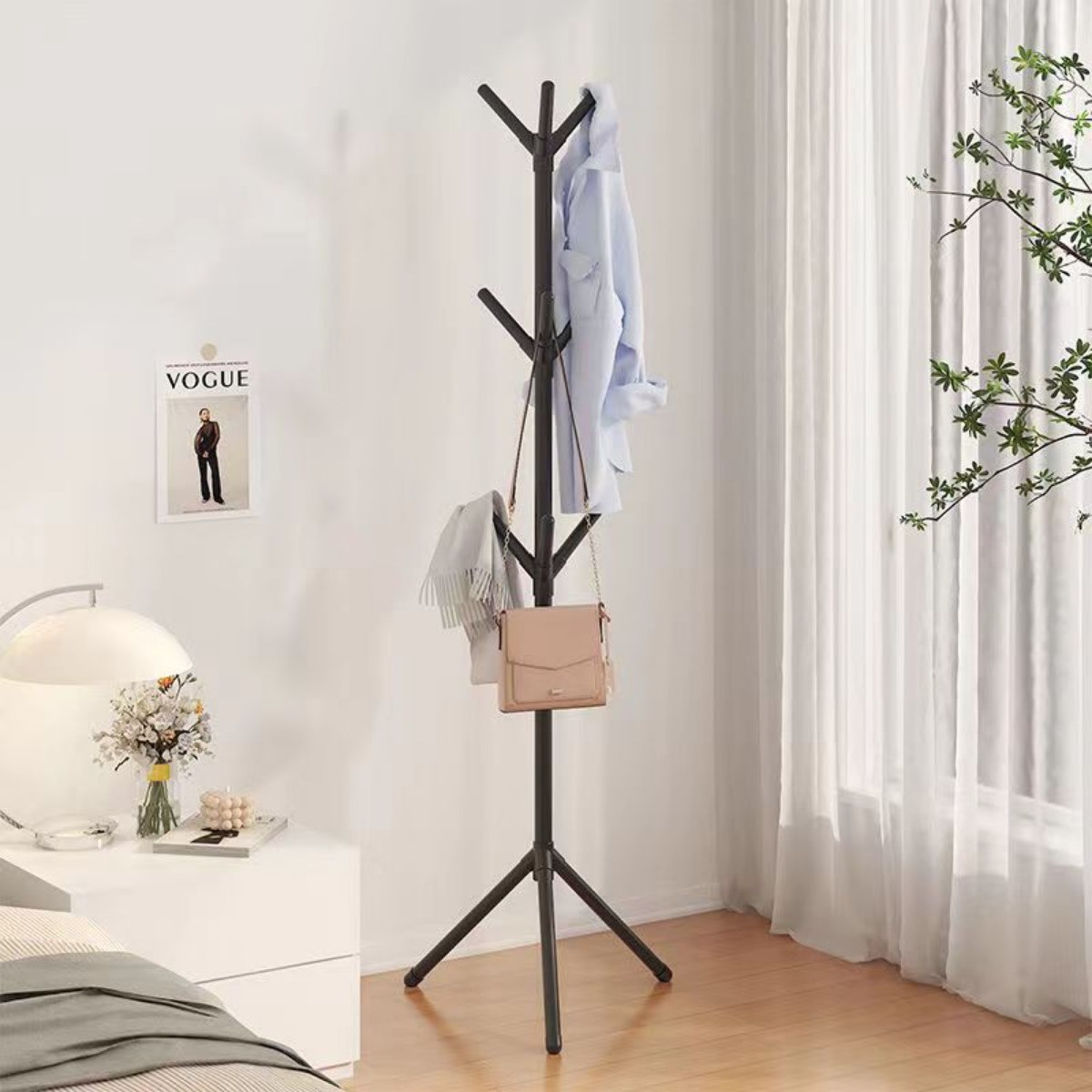 Clothes and Hats Rack  Vertical Tree Branch Shape Holder