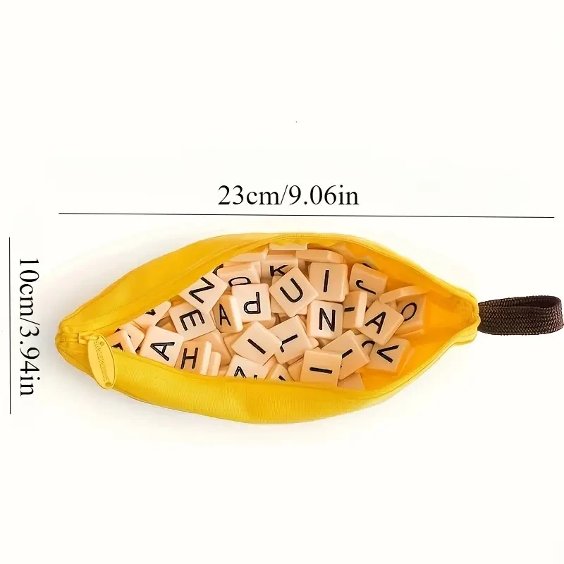 1pc Bananagrams Word Game - Family-Friendly Letter Tile Game