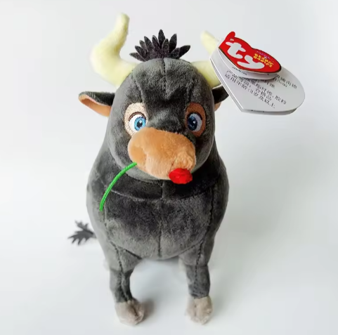 15cm Ty Beanie Big Eyes Stuffed Plush Toy Soft Cute Animal Doll Bull Ferdinand Goat Lupe Children Christmas New Year Gifts