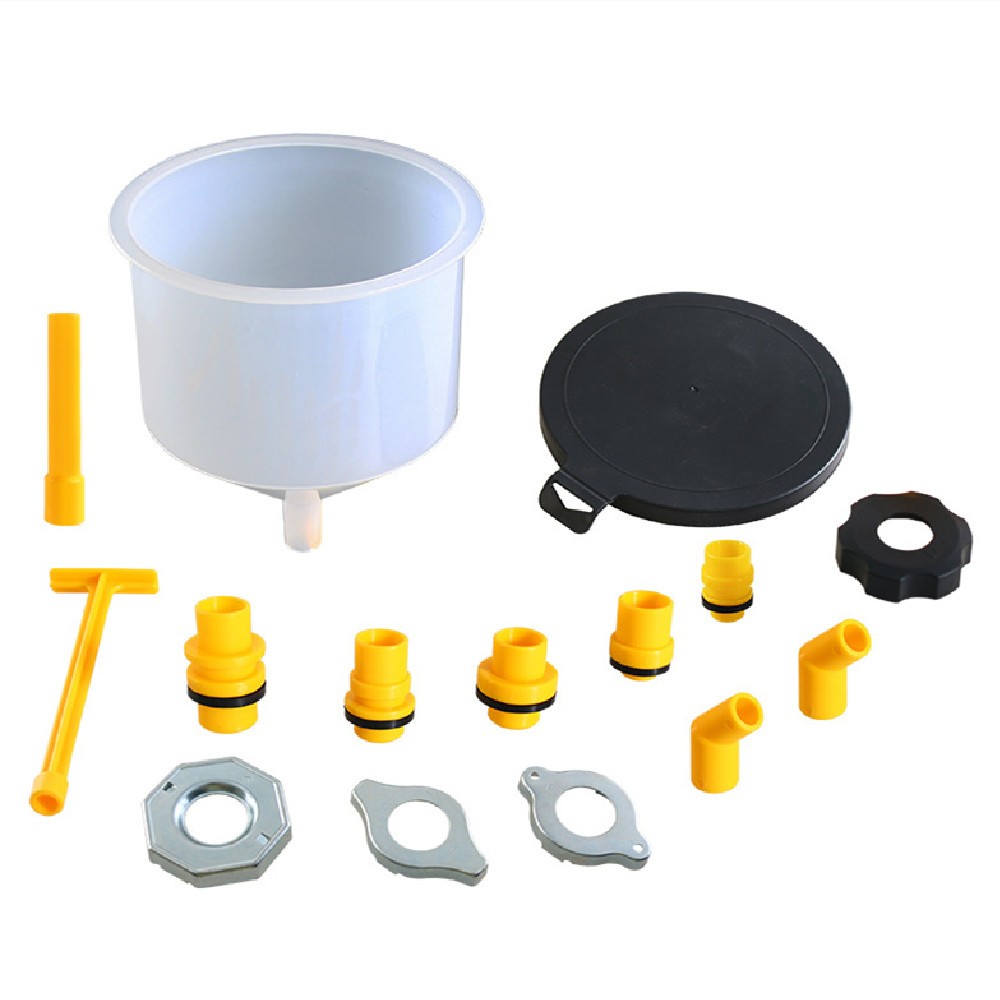 15 Piece Set Of Coolant Plastic Funnel Antifreeze