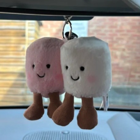 Pairs Of Cotton Candy Pendant Keychain