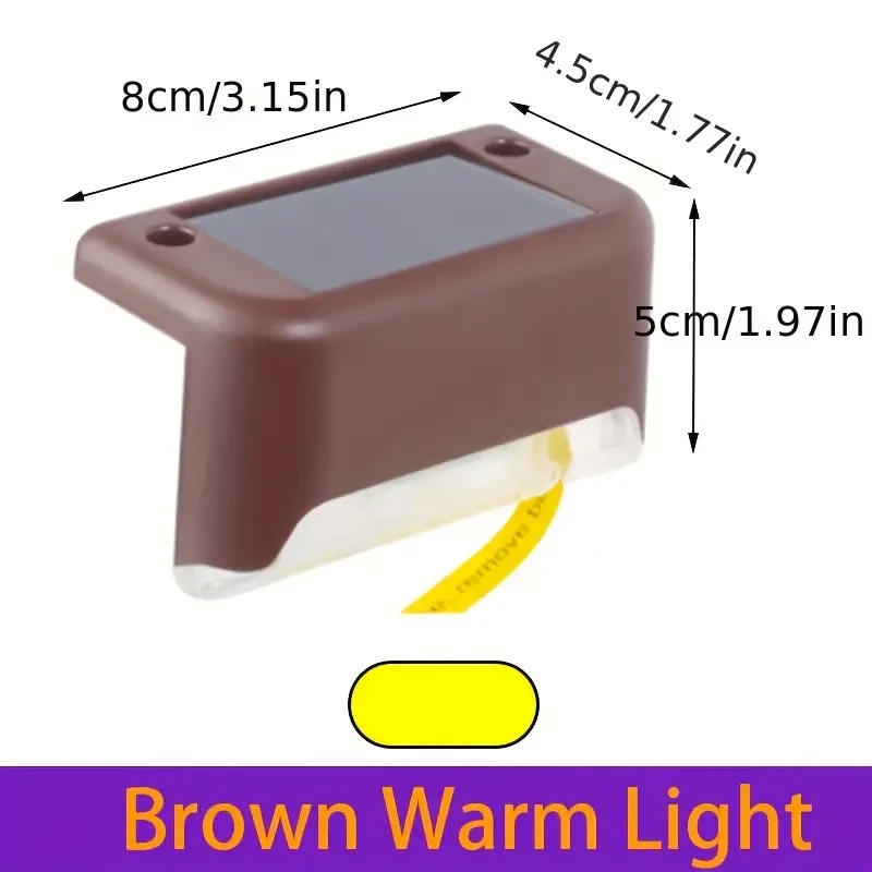 16 Pack Solar Garden Lights - Durable Waterproof Stair & Deck Decor - Bright Aisle, Wall & Rail Illumination for Household Gardens - Energy-Saving Outdoor Lighting Solution