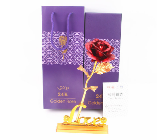 Gold Rose Gift