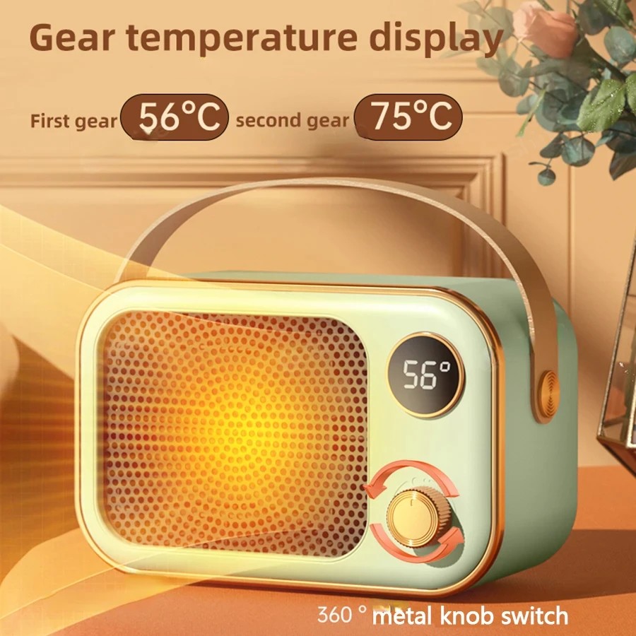 New 1200W Portable Electric Heater  Space Heater with LED Display