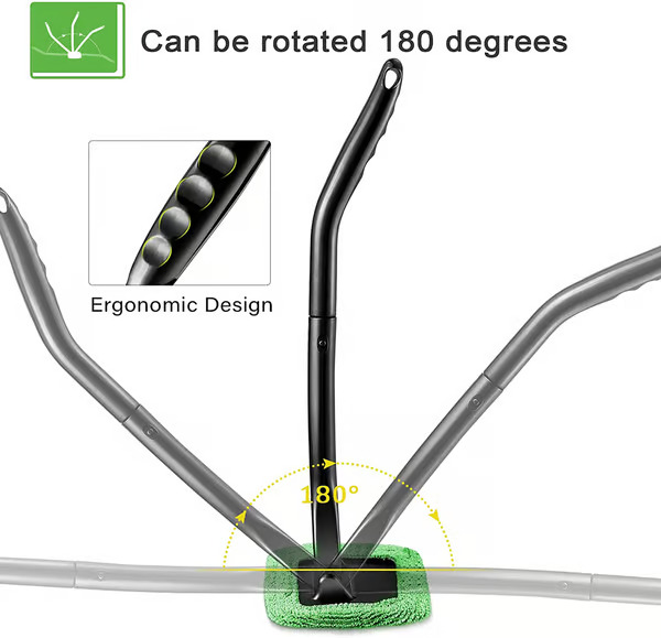 Microfiber Car Windshield Cleaner Tool