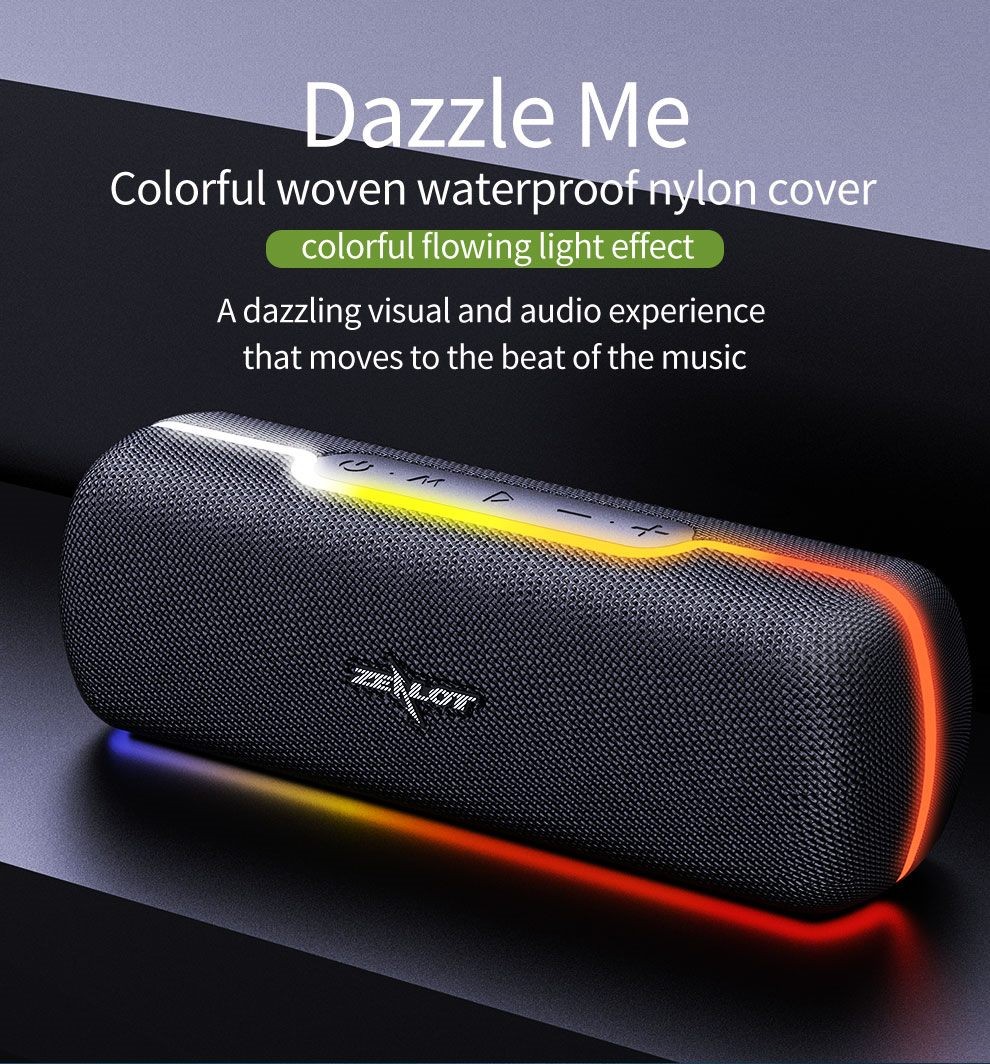 Bluetooth speaker, Zealot S55, HiFi Sound,8 hours Playtime, High Quality Speaker